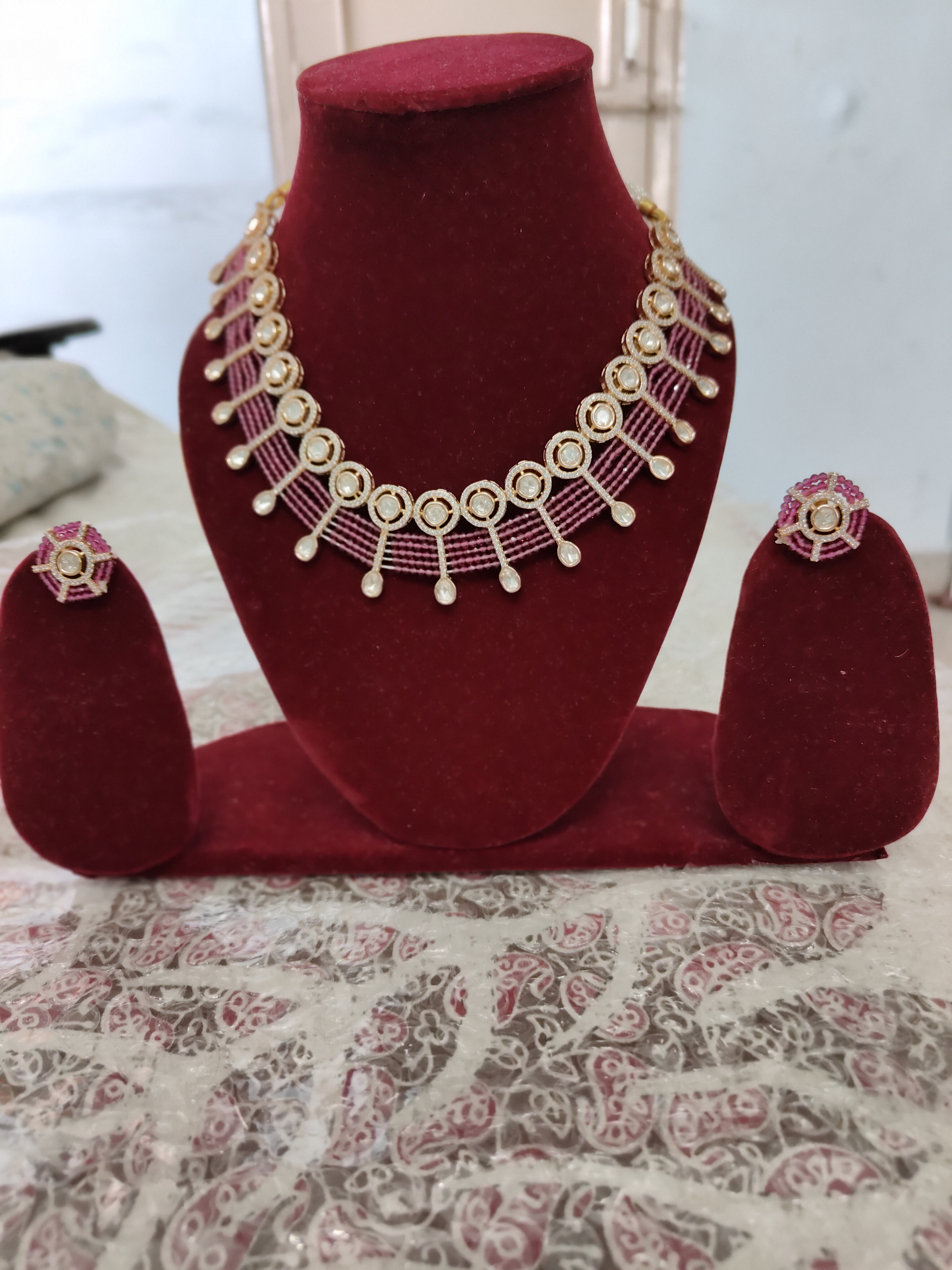 Moissanite Neckset with CZs