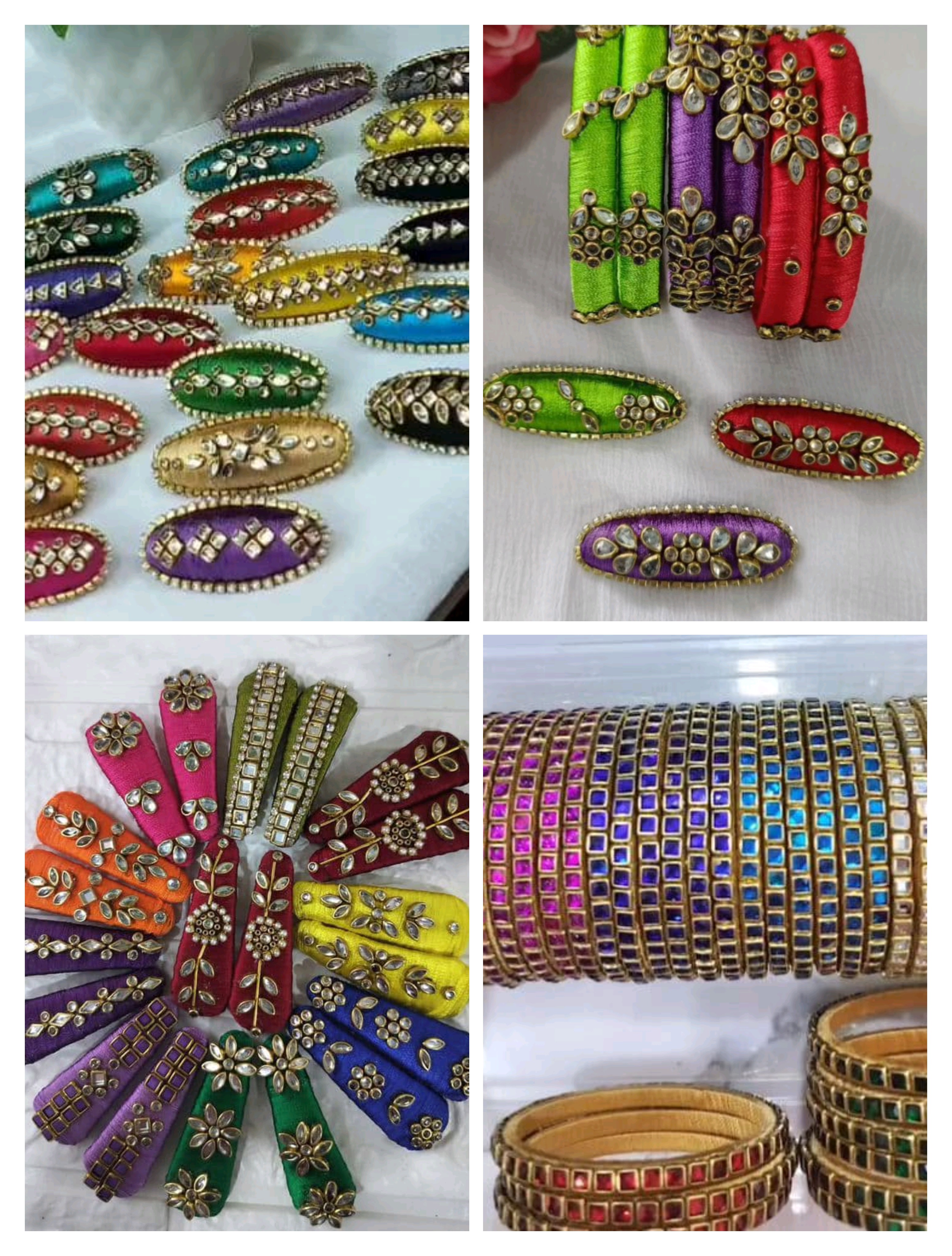 Customised Bangles and Saree Pins